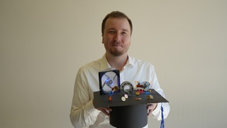 Steffen Seitz nach seiner Promotionsverteidigung