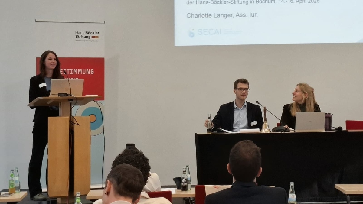 Charlotte Langer bei der Wissenschaftlichen Tagung der Hans-Böckler-Stiftung