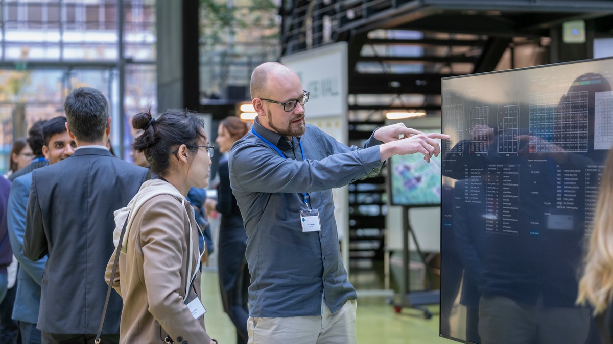 Tim Langer bei dem DAAD Zuse School Event 2023