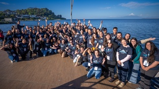 Gruppenfoto bei der EMBO Practical Course „Latin American Workshop on AI for Protein Design“
