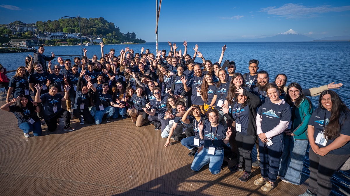 Gruppenfoto bei der EMBO Practical Course „Latin American Workshop on AI for Protein Design“