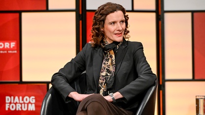 Stephanie Schiedermair beim ORF DialogForum