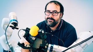 Roberto Calandra mit taktilen Robotern