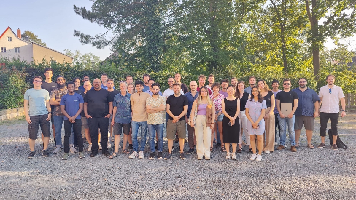 Group picture of the Touch Sensing and Processing Summer School